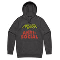ANTHRAX - I'm Anti-Social - Hoodie Faded Black