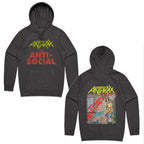 ANTHRAX - I'm Anti-Social - Hoodie Faded Black