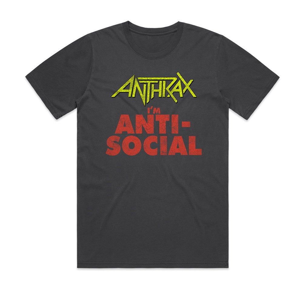ANTHRAX - I'm Anti-Social - T-shirt Faded Black