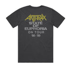ANTHRAX - SOE on Tour - T-shirt Faded Black