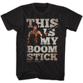 Army Of Darkness-my Boomstick-black Adult S/s Tshirt