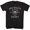 Bad Wolves-bad Wolves Disobey-black Adult S/s Tshirt