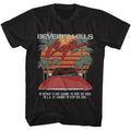 Beverly Hills Cop-bhc Palms And Sun-black Adult S/s Tshirt