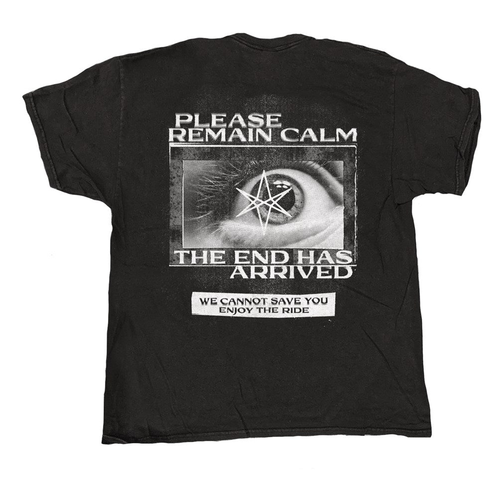 Bring Me The Horizon - Remain Calm - Vintage Wash T-shirt Black