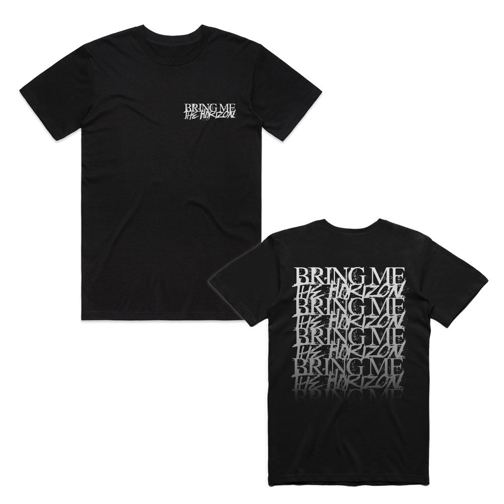 Bring Me The Horizon - Stacked Logo - Black T-Shirt