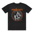 Bon Scott - Vic Park Circle Black T-shirt