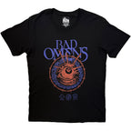 Bad Omens Unisex T-Shirt: Eye (Black) (Back Print)