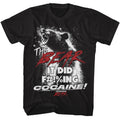 Cocaine Bear-cocaine Bear Fing Did Cocaine-black Adult S/s Tshirt