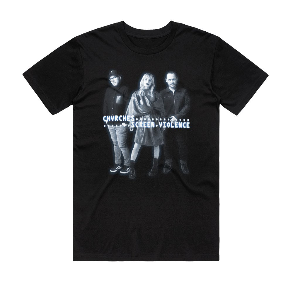 Chvrches - SV Tracklist - Black T-Shirt