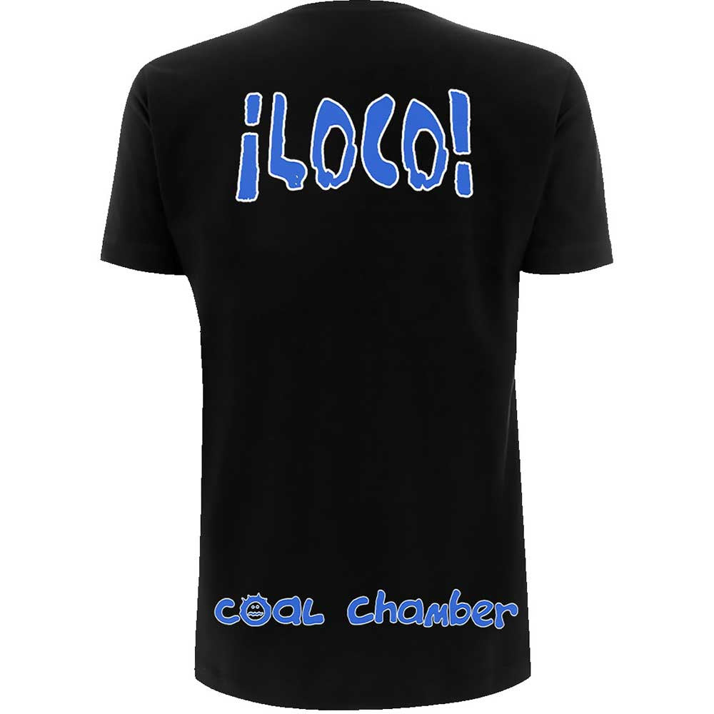 Coal Chamber Unisex T-Shirt: Loco (Black) (Back Print)