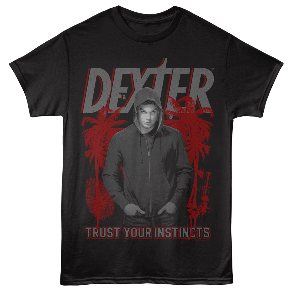 Dexter-dexter Instincts-black Adult S/s Tshirt