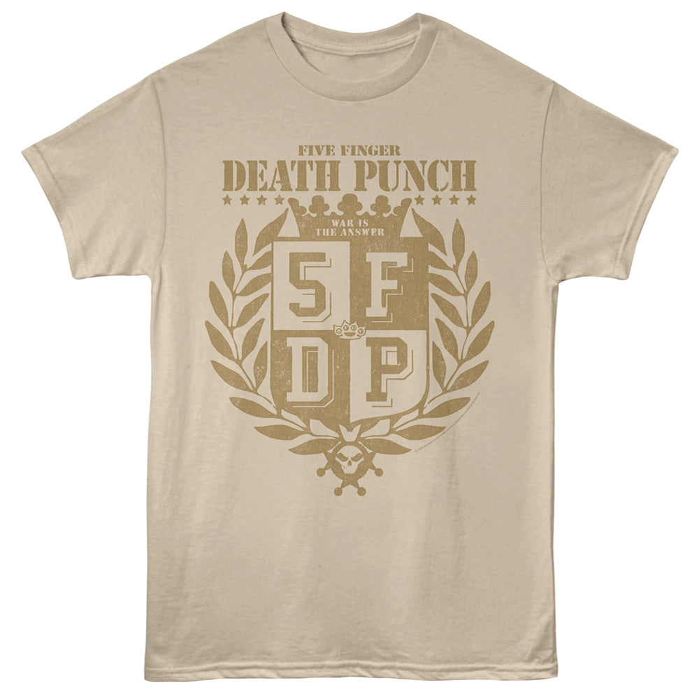 Five Finger Death Punch-ffdp Laurels- Sand Adult S/s Tshirt