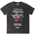 Falling In Reverse Unisex Stone Wash T-Shirt: Blur (Charcoal Grey)