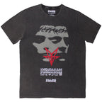 Falling In Reverse Unisex Stone Wash T-Shirt: Blur (Charcoal Grey)