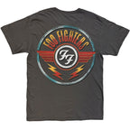 Foo Fighters Unisex T-Shirt: Wings (Charcoal Grey) (Back Print)