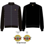 Guns N' Roses Unisex Quilted Jacket: Classic Logo (Black)