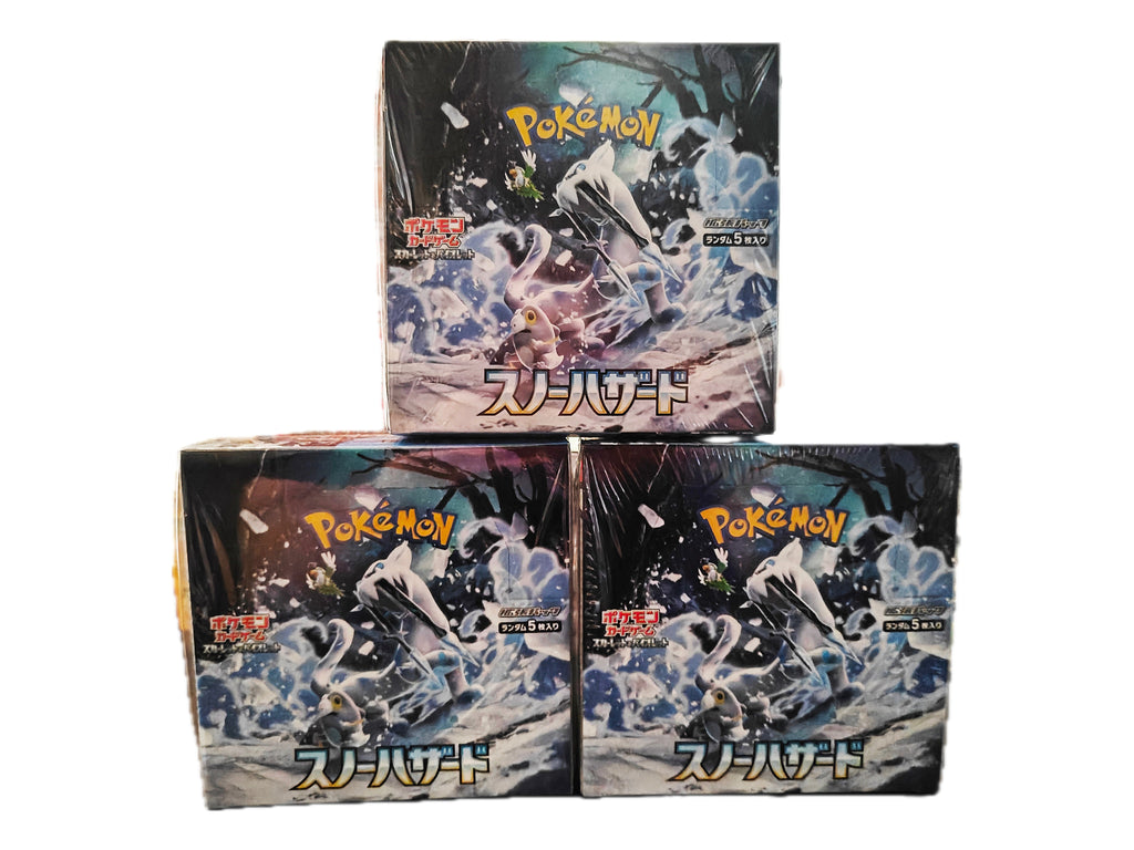 Pokémon Snow Hazard Booster Box – Japanese Edition