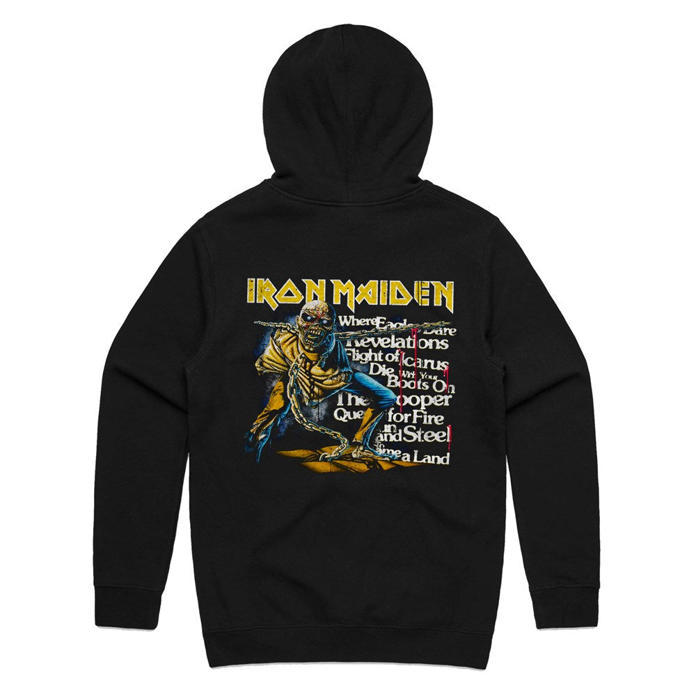 Iron Maiden - POM Tracklist - Black Hoodie