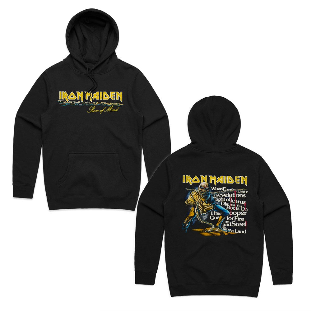 Iron Maiden - POM Tracklist - Black Hoodie