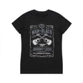 Johnny Cash - American Rebel - Black Ladies T-shirt