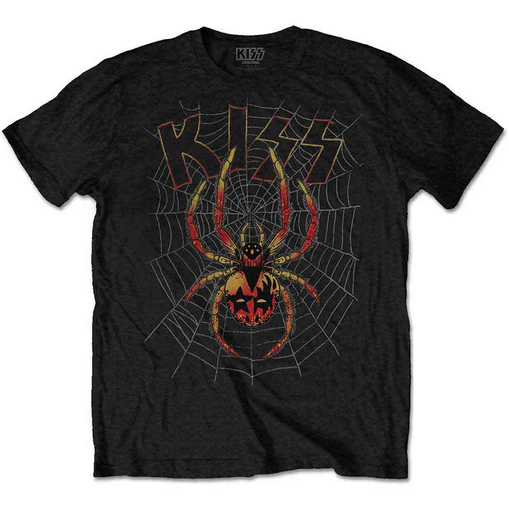 KISS Unisex T-Shirt: Spider (Black)