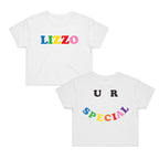 Lizzo - Special Letters - Womens  Crop T-shirt White
