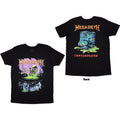 Megadeth Unisex T-Shirt: Contaminated (Black) (Back Print)