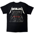 Metallica Unisex T-Shirt: 40th Anniversary Forty Years (Black) (Back Print)