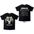 Metallica Unisex T-Shirt: 40th Anniversary Forty Years (Black) (Back Print)
