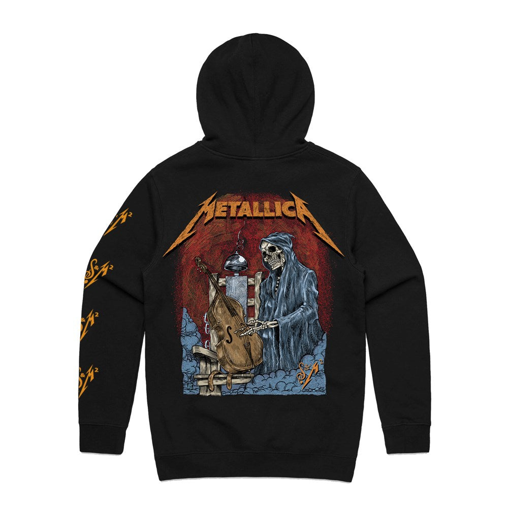 Metallica - S&M2 Cello Reaper - Black Hooded Sweatshirt