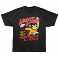 Mighty Mouse-mighty Mouse Hero Hustle- Black Bronx Adult Oversized S/s Tshirt