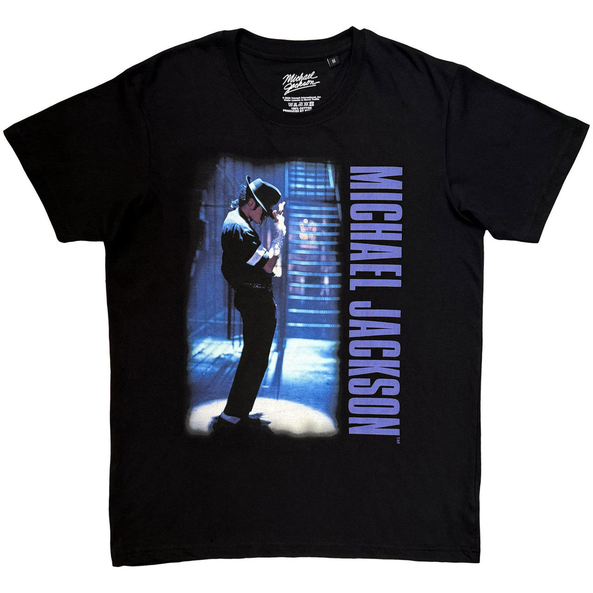 Michael Jackson Unisex T-Shirt: Black Or White Panther Dance (Black)