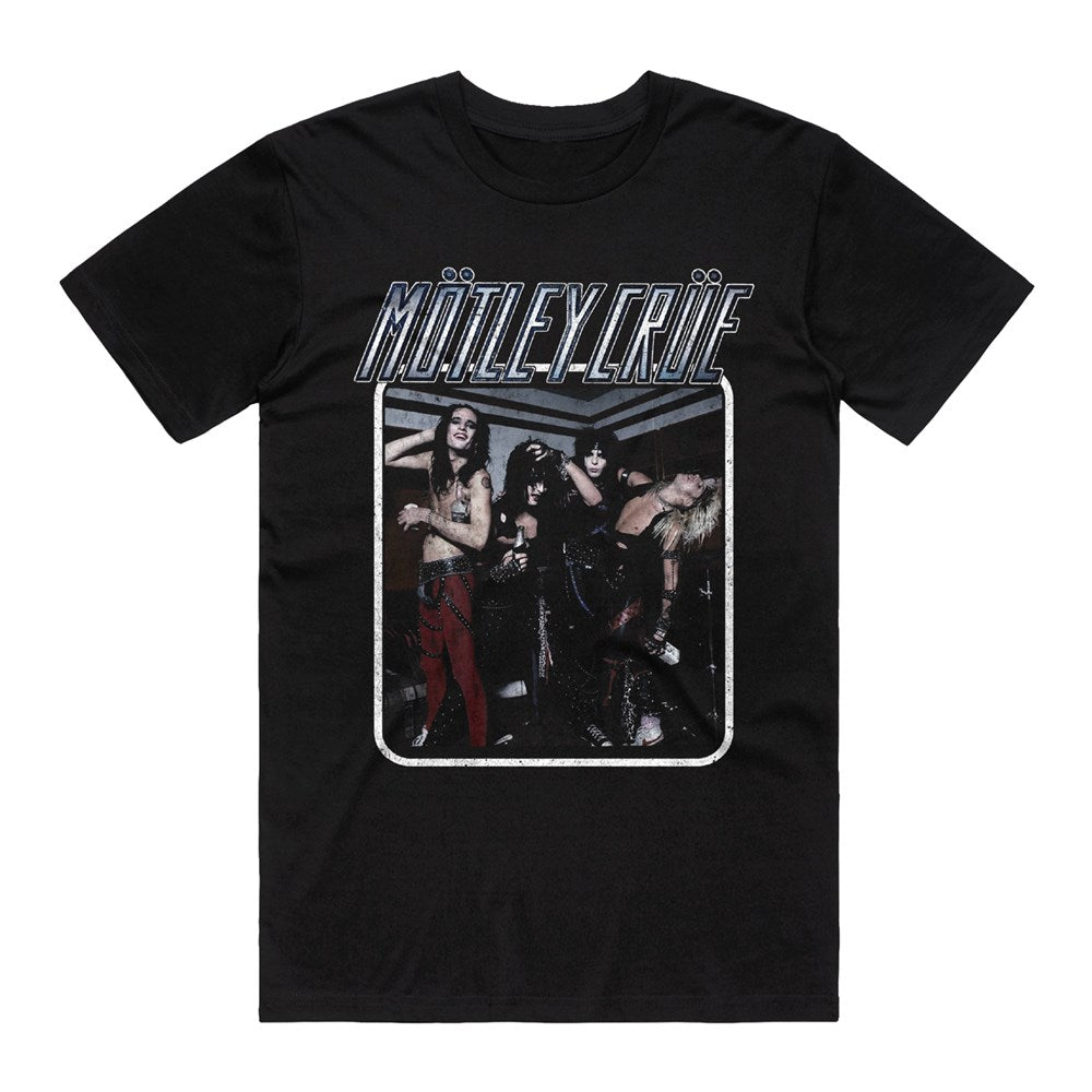 Motley Crue - Photo Border - T-shirt Black