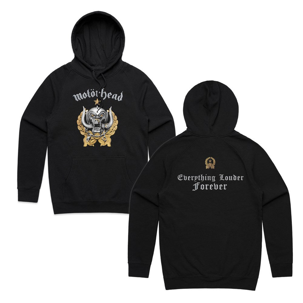 Motorhead - Louder Forever - Black Pullover Hooded Sweatshirt