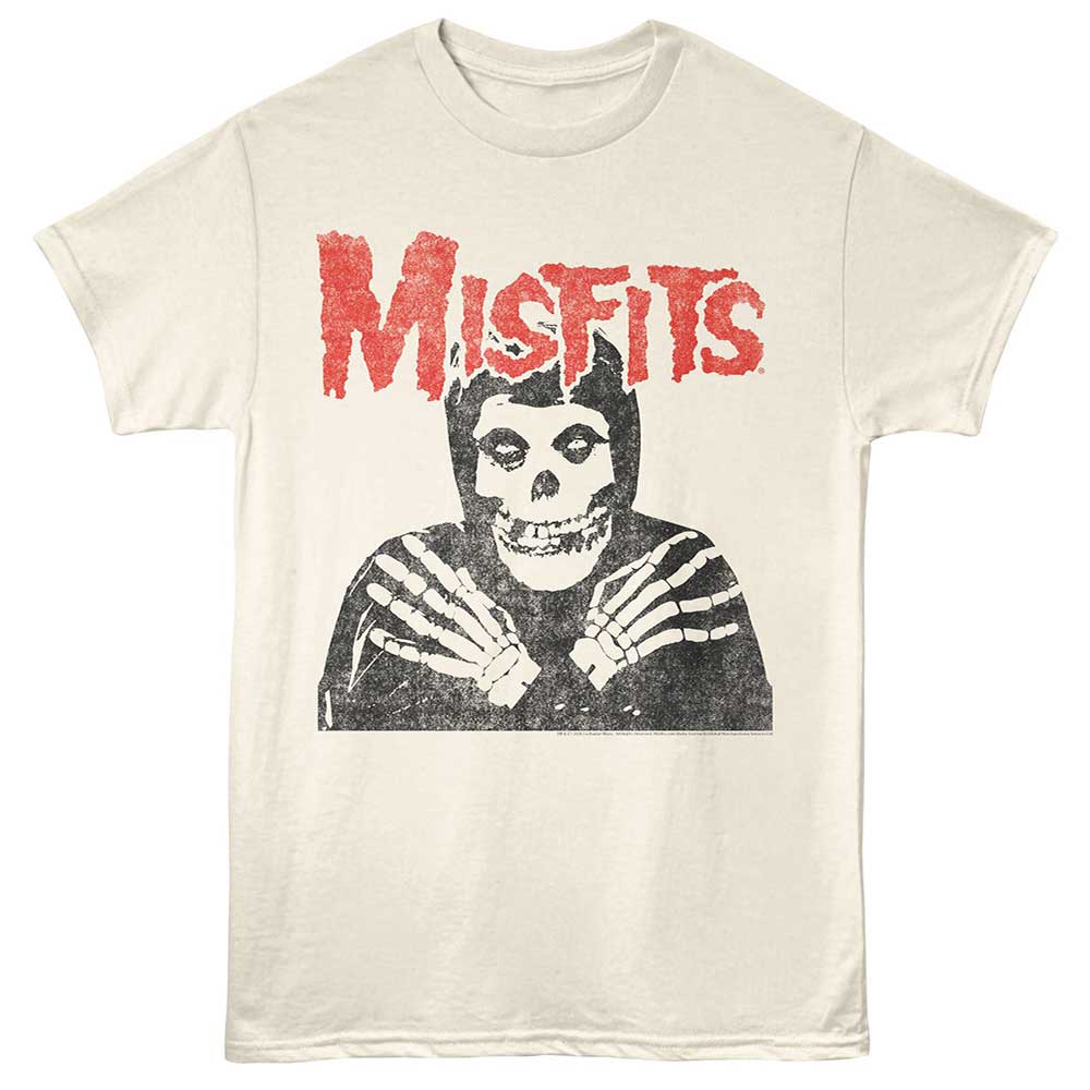 Misfits-misfits Crossed Arms-natural Adult S/s Tshirt