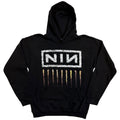 Nine Inch Nails Unisex Pullover Hoodie: Downward Spiral (Black)