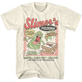 Real Ghostbusters-rgb Slimers Pizzeria- Natural Adult S/s Tshirt