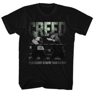 Rocky-embrace The Legacy-black Adult S/s Tshirt