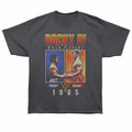 Rocky-rocky Faded Main Event-graphite Bronx Adult Oversized S/s Tshirt