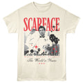 Scarface-scarface The World-natural Adult S/s Tshirt