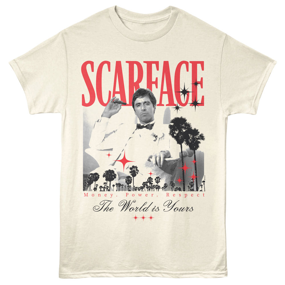 Scarface-scarface The World-natural Adult S/s Tshirt