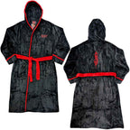 Slipknot Unisex Bathrobe: Logo & Tribal S (Black) (Back Print)