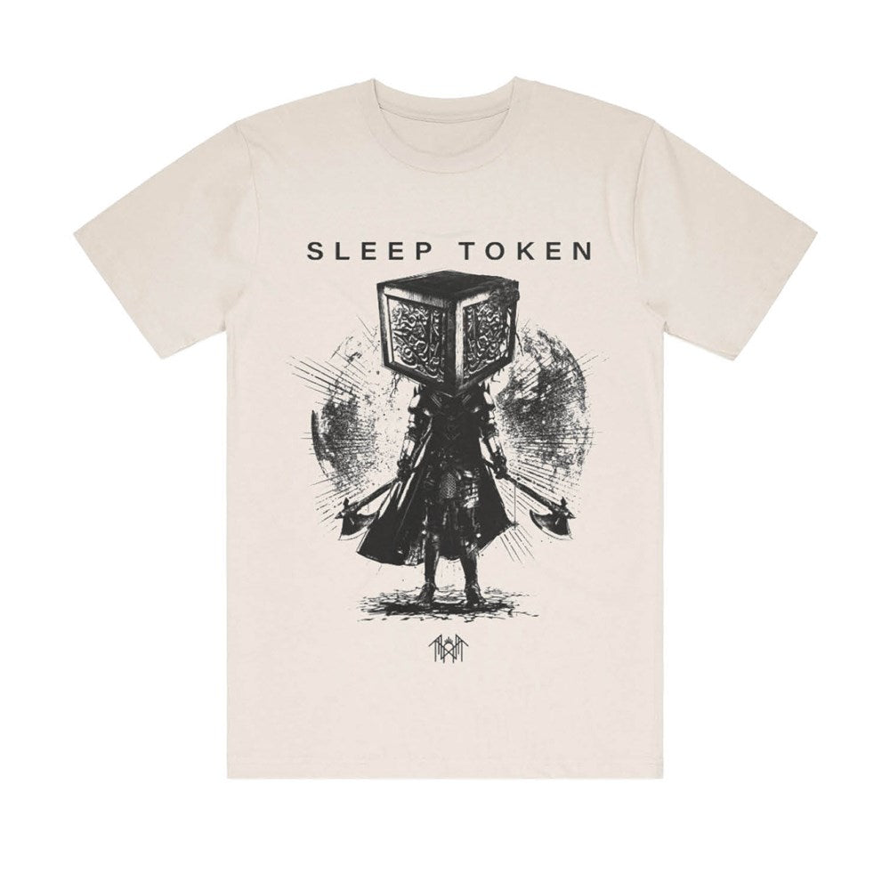 Sleep Token - Axe Samauri - Cream T-shirt