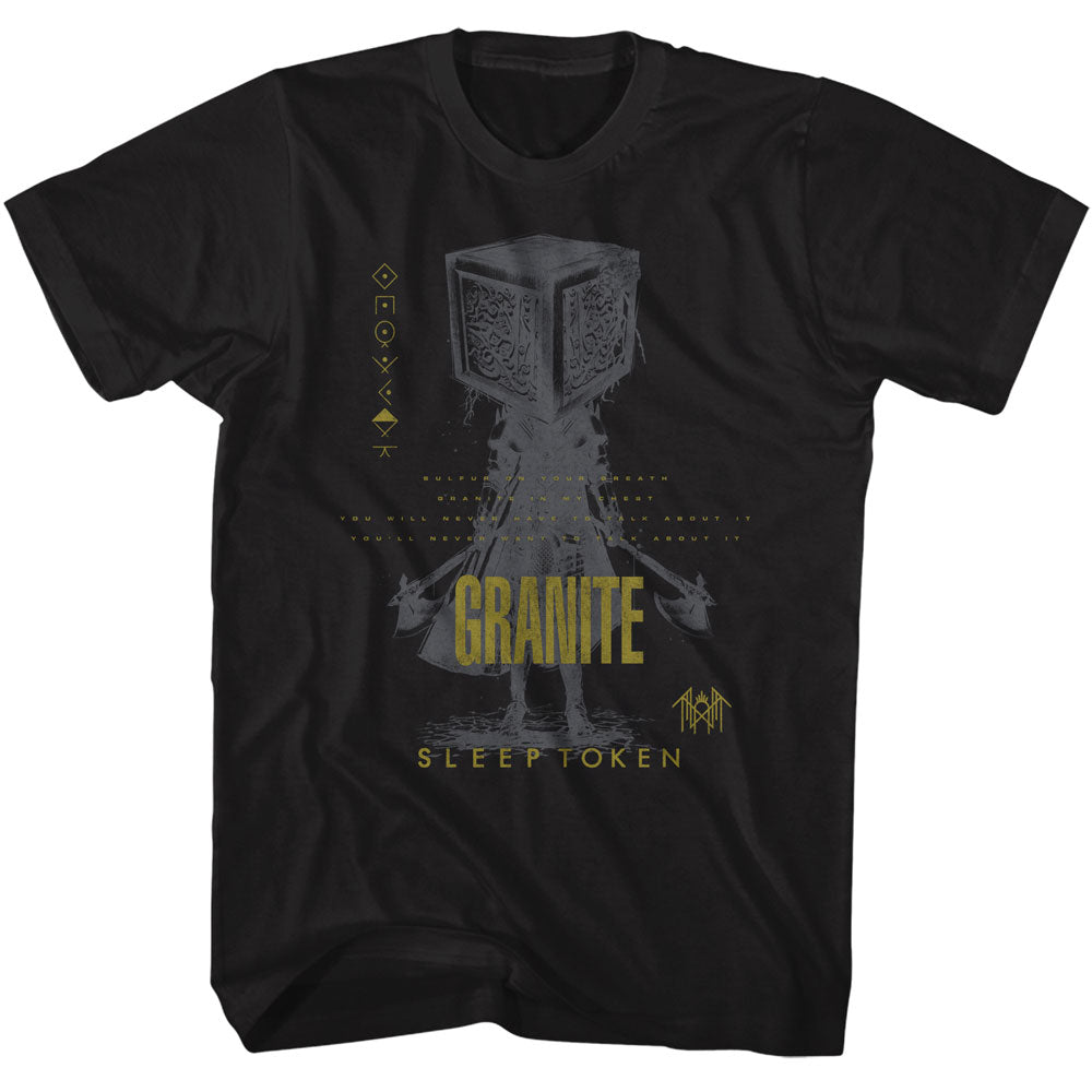 Sleep Token-sleep Token Granite-black Adult S/s Tshirt