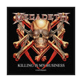 Megadeth Standard Woven Patch: Killing Is My Business