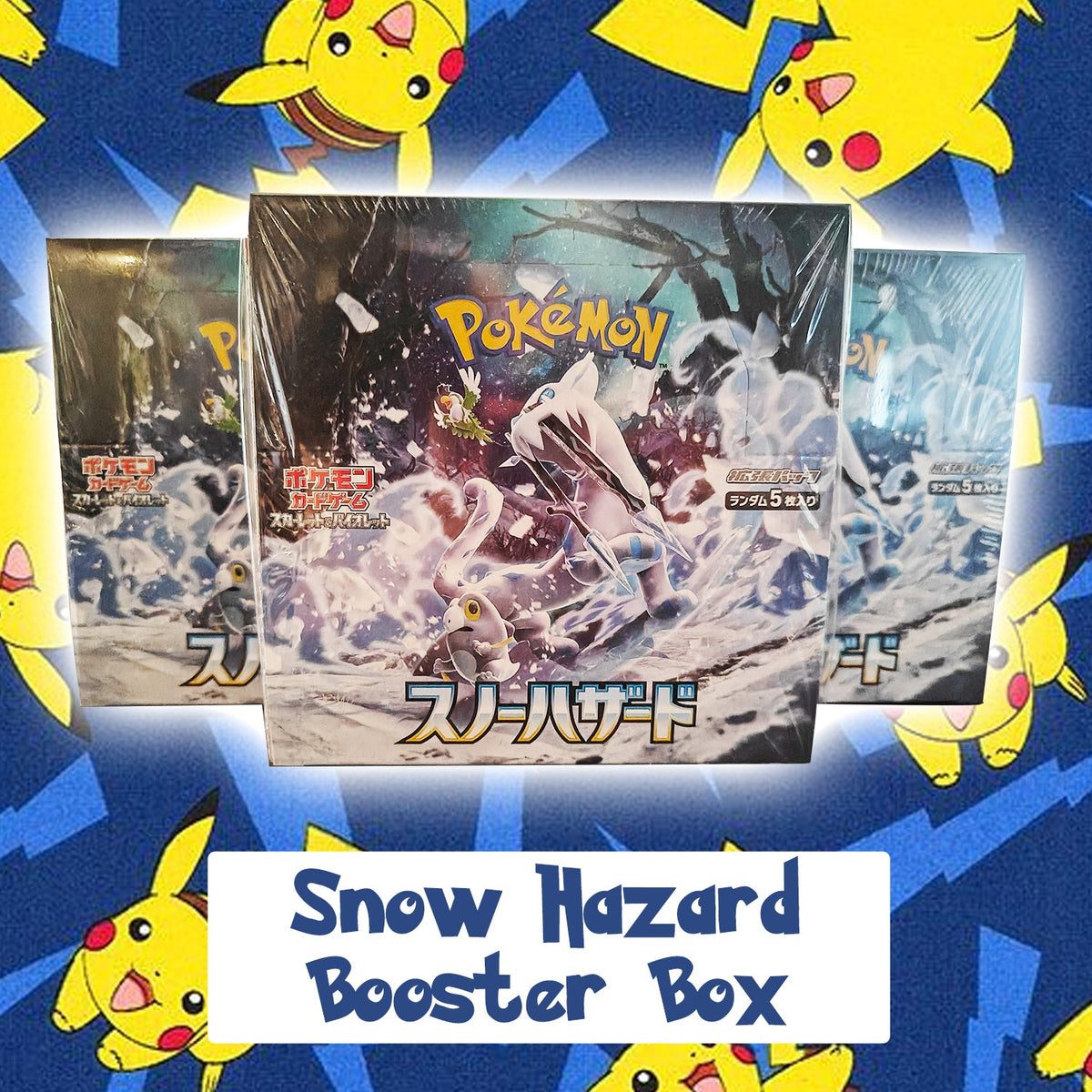 Pokémon Snow Hazard Booster Box – Japanese Edition