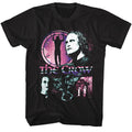 The Crow-the Crow Gradient Collage- Black Adult S/s Tshirt