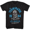 Terminator-terminator Collegiate-black Adult S/s Tshirt