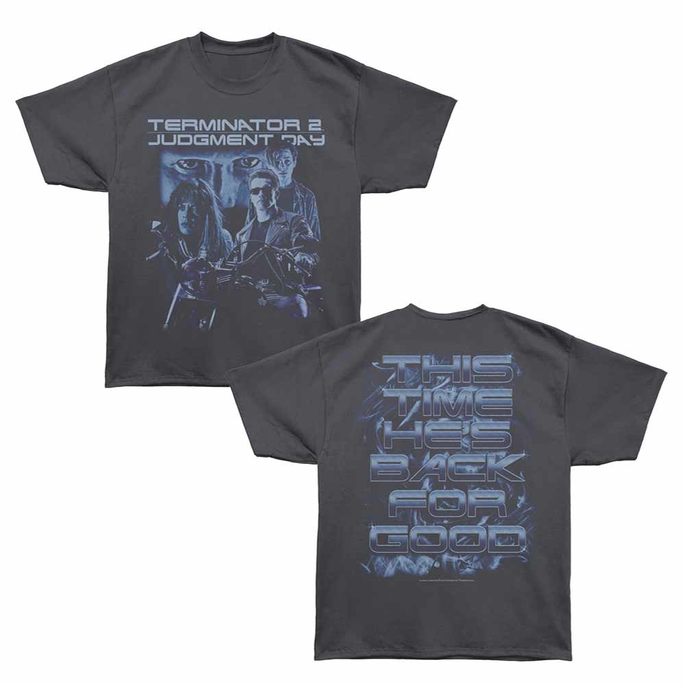 Terminator-terminator Back For Good- Graphite Bronx Adult Oversized S/s Tshirt ***f&b***