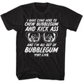 They Live-they Live Chew Gum Quote- Black Adult S/s Tshirt